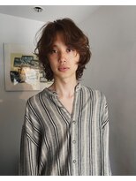 ヒュージ 表参道(huge)&nbsp;ニュアンスパーマ/ドライパーマ/センターパート/くせ毛風パーマ