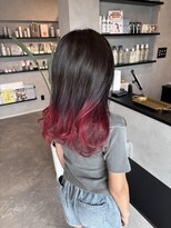 フェニーチェ アネックス 新町(FENICE ANNEX,) 毛先カラー