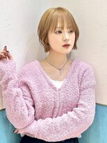 ロンド レイ 立川(Lond Ray) レイヤーボブ/ミルクティーベージュ/髪質改善/顔周り/立川