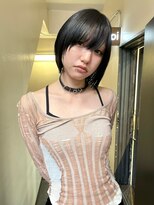 ソイ 下北沢(soi) タイトボブ_顔周りレイヤー_切りっぱなしボブ