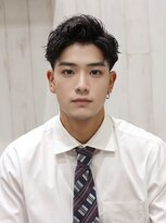 ビビ バイ マグ 岡谷店(bivi by Mag)&nbsp;ビジネス対応ツーブロックメンズパーマ