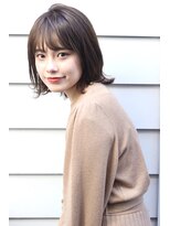 ティメレ 神戸三宮(Timere)&nbsp;◆フレンチ外ハネボブ×アッシュブラウン◆【Timere神戸三宮】