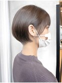 耳かけショートボブ