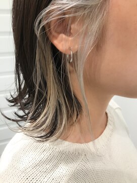 ココ 原宿(KOKO) #大人ガーリー#ダークアッシュ#ミディアムレイヤーカット