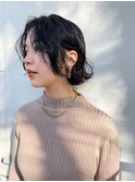 ニュアンスパーマで抜け感◎大人のパーマボブ