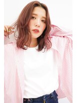 ユイマァル 連島店(YUIMARL) 【YUIMARL連島店】ピンクベージュ×くびれボブ