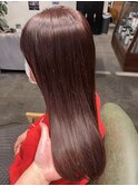 【MOOD】20代30代/大人可愛い/ナチュラル/ピンクブラウン/艶