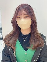 ギグスダブル 栄久屋大通店(gigs double)&nbsp;デザインカット/透明感カラーブラウン