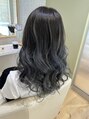 ヘアブロス 水戸店(hair BROS) 人気のグレージュカラーでバレイヤージュ、色落ちも楽しめます!