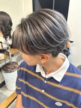 ウィンドバイシエル(WIND by CIEL) ホワイトシルバーメンズバレイヤージュ