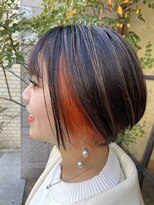 ニコアヘアデザイン(Nicoa hair design) オレンジカラー