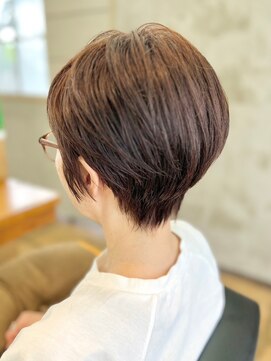 ポルム パプリカ(polum paprika) 大人可愛いショートボブひし形30代40代50代小顔魅せナチュラル