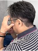ツーブロックショート
