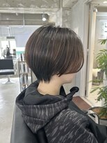 ラック(LUCK)&nbsp;切りっぱなしボブ/美髪/ピンクブラウン/くびれショート