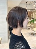 ショートヘア/似合わせカット/まろやかブラウン