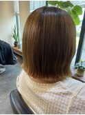 切りっぱなしボブ