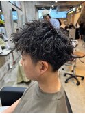 ダークアッシュ/韓国マッシュ/ニュアンスパーマ[錦糸町駅/men's]
