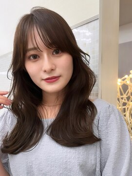 アンフィニー 銀座(ANFINI) レイヤーカット/小顔カット/くびれヘア/ウエットヘア/グレージュ