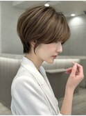 前髪あり　大人ショートヘア　#4［＃渋谷駅＃韓国＃髪質改善］