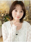 透けバングツヤ髪アースカラーくびレイヤーa大宮20代30代40代