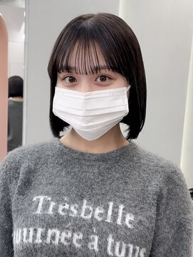 ロンド ブランシュ 錦糸町北口(Lond blanche) 黒髪ボブルフネビージュ小顔ワンレン