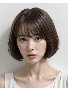 ルエラ 堅田(Luela) 髪質改善×韓国風顔まわりボブ