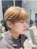 ハイトーンベージュ×シースルーマッシュ