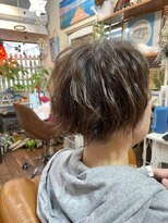 マーメイドヘアー(MERMAID HAIR) カラーは荒れてしまう為マニキュア&似合わせカット