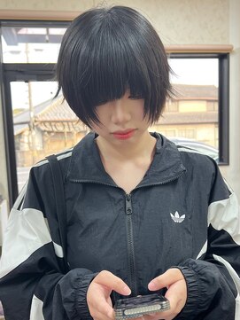 ヘアショップ ホップエム(HAIR SHOP HOP M) ウルフカット/ウルフ女子/顔周り