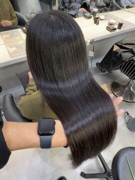 ロンドガーネット 池袋(Lond garnet) 髪質改善縮毛矯正レイヤーカット顔周り前髪韓国ミニウルフ/池袋