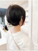 福山Caary20代30代40代50代60代ショートヘア小顔補正立体カット