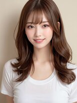 ファーレ ツルミ(Fare tsurumi)&nbsp;レイヤー フェミニンロング メルティーカラー 似合わせカット