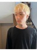 ブロンドヘア×ショートレイヤー