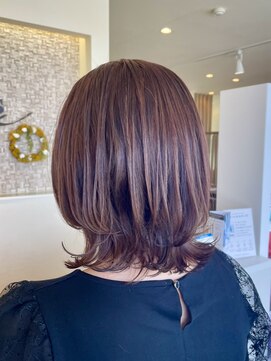 ヘアメイク アリエス 富谷店(HAIR MAKE aries) 【aries富谷店】上品に揺れるミディアムレイヤー
