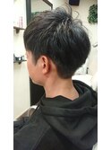 ツーブロックショート
