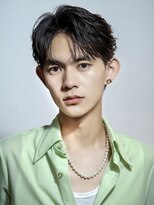 オーシャントーキョーオーバー 渋谷(OCEAN TOKYO OVER)&nbsp;韓国センターパートコンマバングフェザーパーマニュアンスパーマ