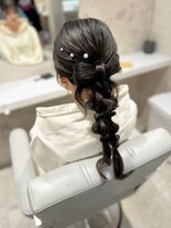 ベルグロー(BELLEGROW)&nbsp;編み下ろしヘア/お呼ばれヘアセット/アップヘア