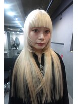 ワンズオゼ 渋谷(ONE's oze)&nbsp;ブロンド  ×   レイヤー