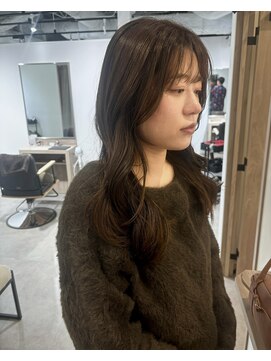 ゼン(ZEEN) 【お客様snap】ゆるふわロング/チョコレートブラウン