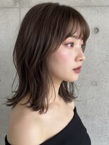 エイチ ウルフカット 大阪梅田(811)&nbsp;フェイスフレーミングルーツカラー天使の羽バングネオウルフボブ