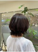 軽い質感のレイヤーボブ