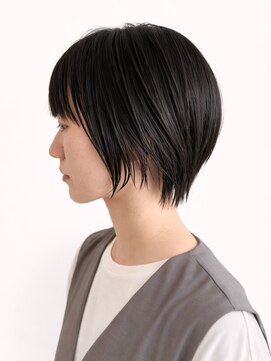 ウォーターリリー 川西店(Water Lily) 大人ナチュラル丸みショートボブ