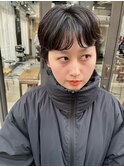 ショートのラフパーマ