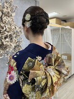 フォトリンクキポ 日本橋(Photo link ki.po)&nbsp;華やかな編み込みシニヨン♪