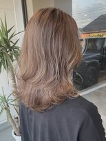 ルノヘアー(Lunohair)&nbsp;髪質改善ミルクティーベージュ/垢抜け小顔ヘア/秋カラー