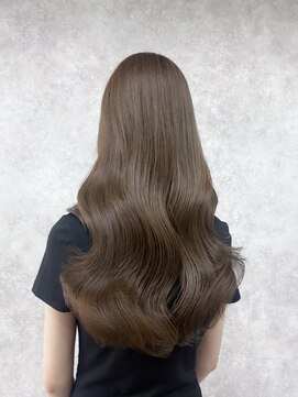 ミニム ヘアー(minim hair) 【minim×りの】ブリーチなし明るめオリーブベージュ