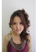綺麗目サイドアップ♪