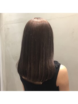 アンド バイ ヘアサロン(AND by hair salon) ダークグレージュカラー