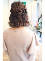 シュガー 仙台宮城野区(&Sugar)&nbsp;BOBゆるふわハーフアップ