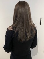 フレイムスヘアデザイン(FRAMES hair design)&nbsp;大人イルミナカラー（グレージュカラー）×ナチュラルセミロング